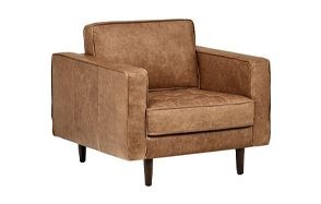rivet aiden tufted mid-century accent chair