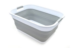sammart collapsible plastic laundry basket