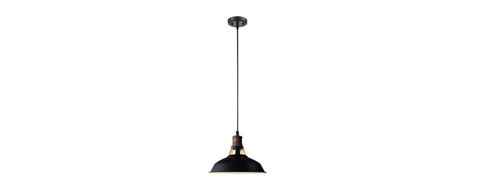 claxy ecopower industrial metal barn pendant light