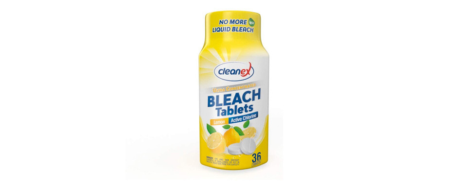 cleanex bleach tablet laundry whitener