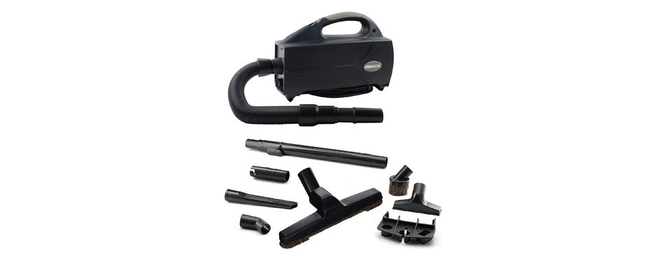 compact handheld canister vacuum by oreck