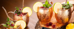copper-bar handcrafted moscow mule copper mugs