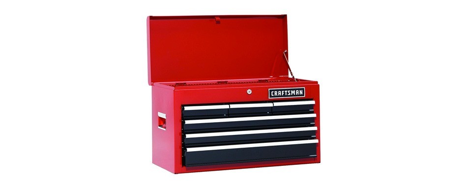 craftsman 6 drawer heavy duty top tool chest