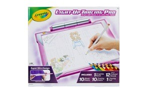 crayola light up tracing pad pink