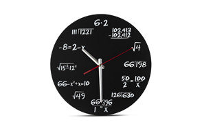 decodyne math wall clock