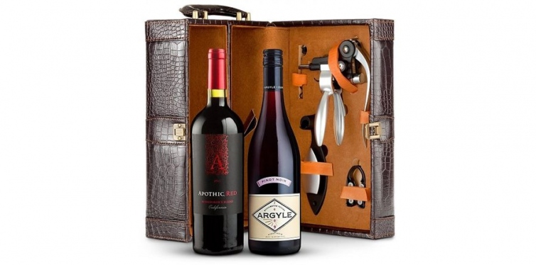 deluxe dual wine tote