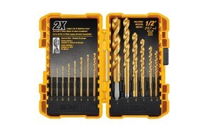 dewalt dw1354 14-piece titanium drill bit set