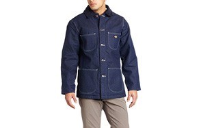 dickies men’s denim blanket lined chore coat