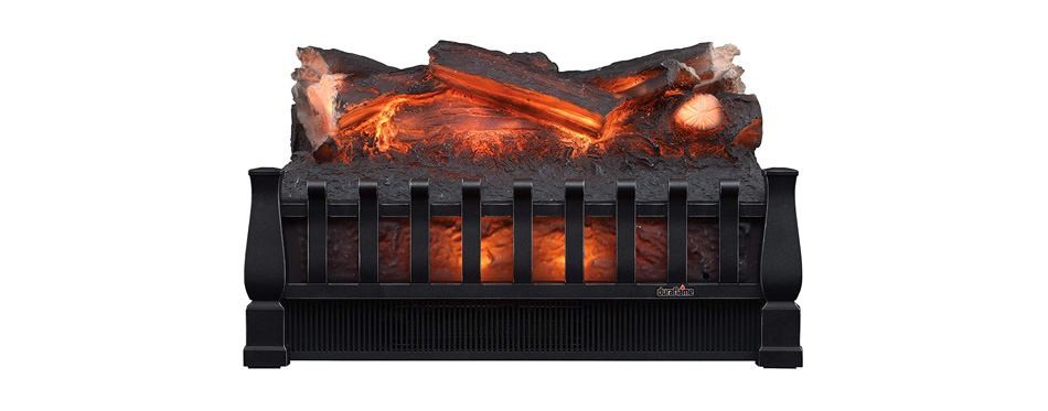 duraflame dfi021aru electric log set heater with realistic ember bed