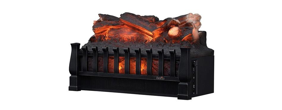 duraflame dfi021aru electric log set heater with realistic ember bed