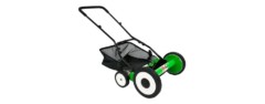 durostar 16-inch 5-blade height adjustable reel mower