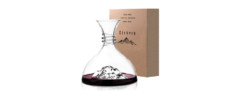 eisberg 100% hand-blown lead-free crystal decanter