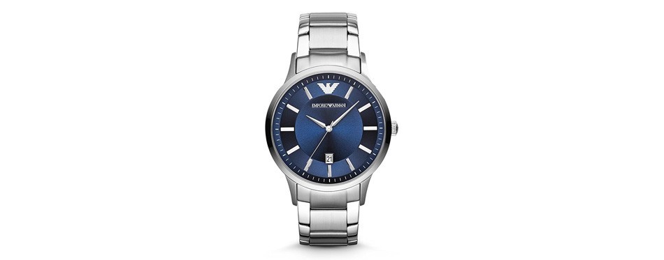 emporio armani silver men