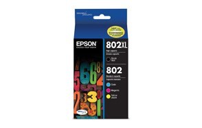 epson t802xl-bcs durabrite ultra black and color combo pack ink cartridge