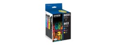 epson t802xl-bcs durabrite ultra black and color combo pack