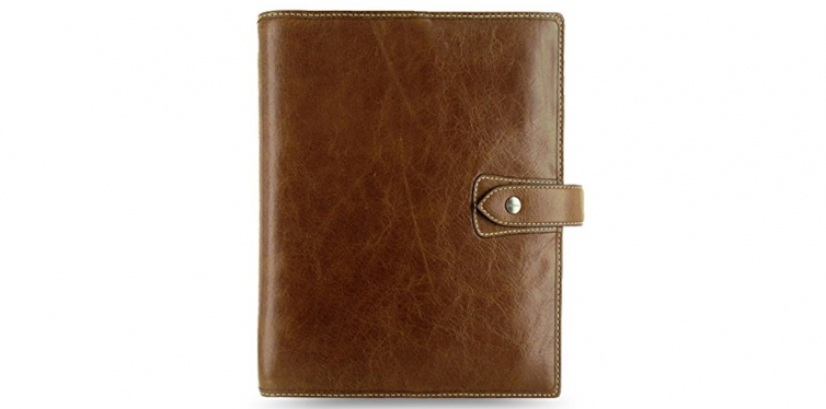 Filofax Malden Ochre Leather Organizer, Agenda, Calendar