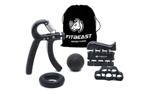 fitbeast hand grip strengthener workout kit