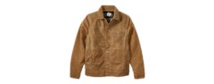 flint and tinder wool-lined waxed trucker jacket