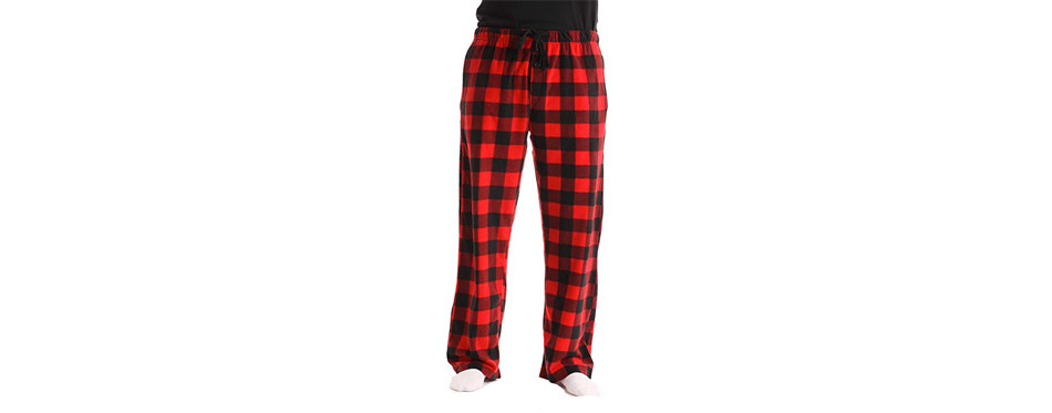 #followme microfleece men’s plaid pajama pants