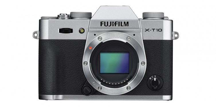 fujifilm x-t10 body silver mirrorless