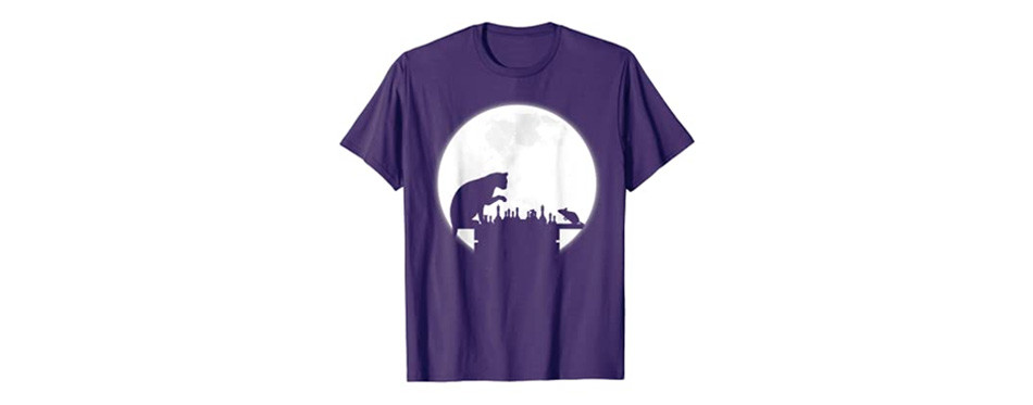 full moon and luna tee the chess board