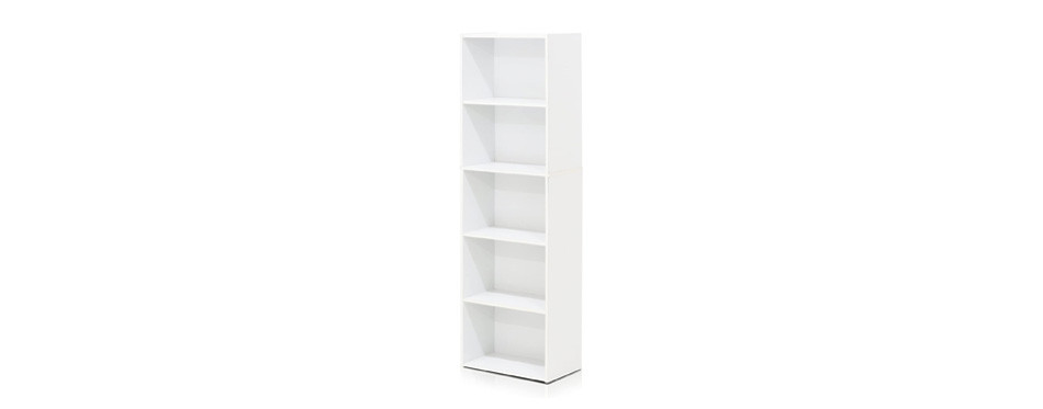 furinno reversible color open shelf bookcase