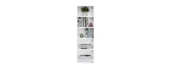 furinno reversible color open shelf bookcase