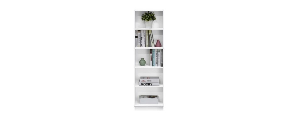 furinno reversible color open shelf bookcase