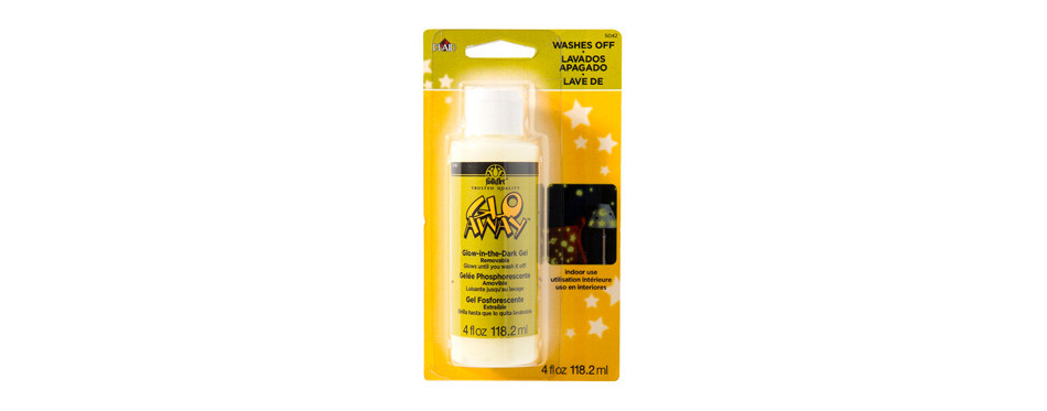 glo-away washable acrylic glow in the dark paint