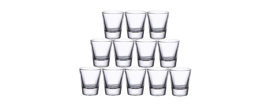 gmark 1.5-ounce heavy base shot glass set