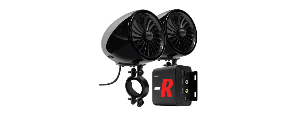 gohawk tj4-r motorcycle handlebar speaker