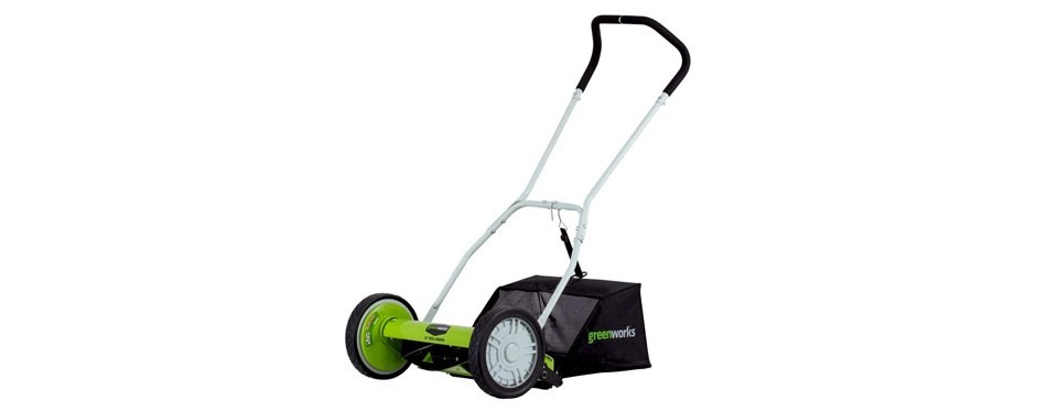 greenworks 16-inch reel mower