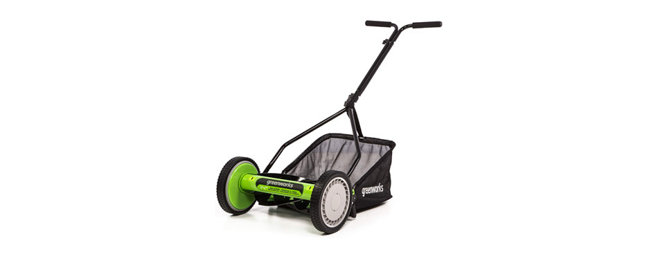 greenworks reel mower