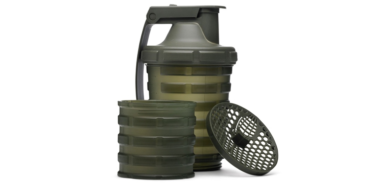 Grenade Shaker with Protein Compartment
