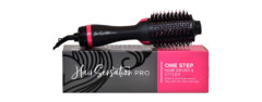 hair sensation pro hot air brush with ion generator and ceramic coating for fast drying