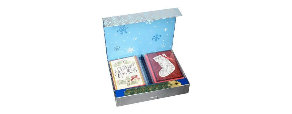 hallmark assorted boxed christmas cards set