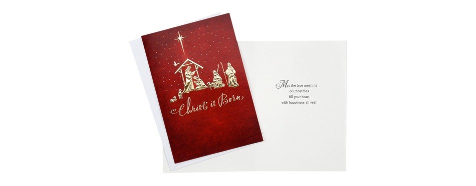 hallmark religious boxed christmas cards assortment