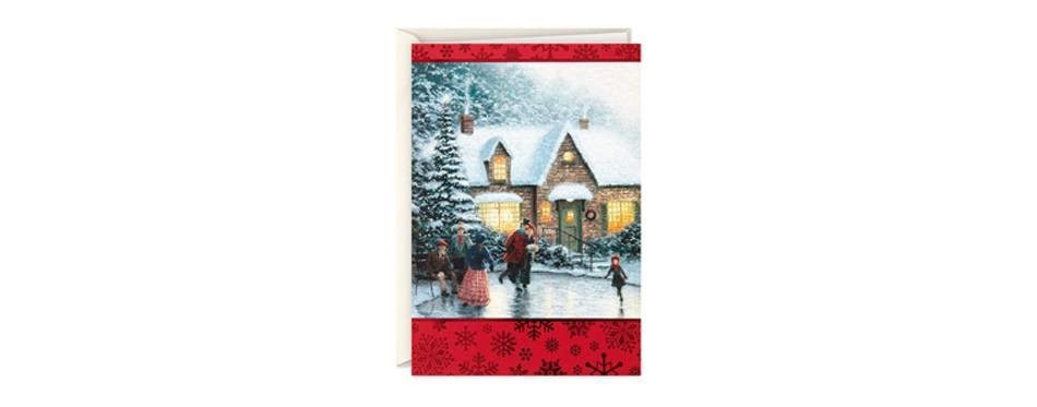 hallmark thomas kinkade boxed christmas cards