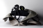 hardgraft Collected Shoulder Bag . Off Grey