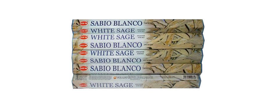 hem white sage incense sticks