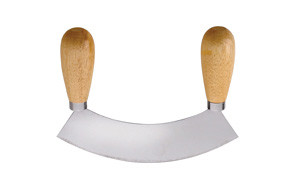 hic's mezzaluna rocking vegetable chopper