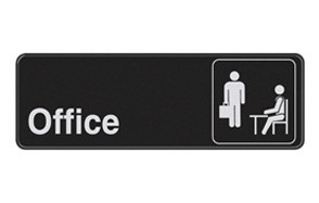 hillman 841754 office visual impact adhesive self sign