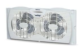 holmes window fan with twin 6-inch reversible airflow blades