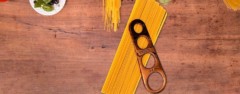 homey product rose gold copper plated stainless steel spaghetti measuring tool