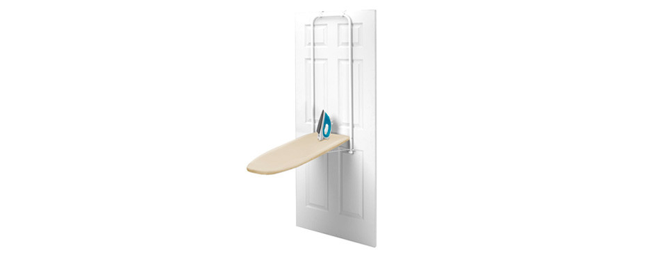 homz over-the-door steel top ironing board