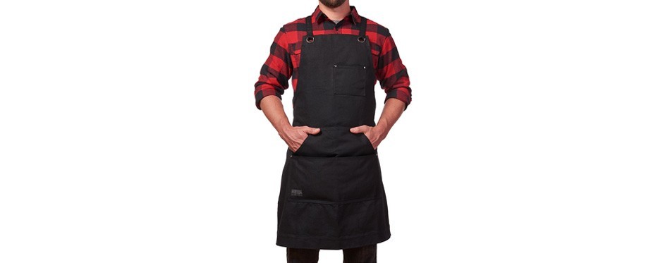 hudson durable goods - heavy duty waxed canvas work apron