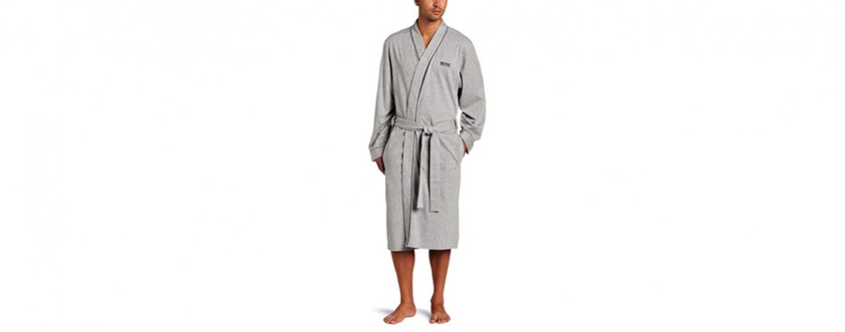 hugo boss cotton kimono robe