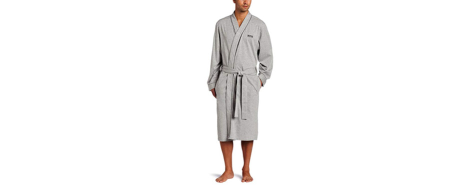 hugo boss cotton kimono robe