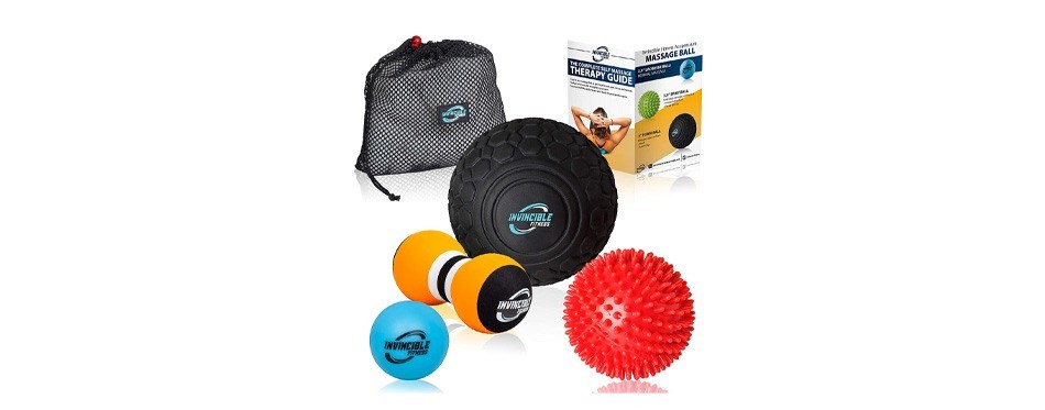 invincible fitness massage balls set