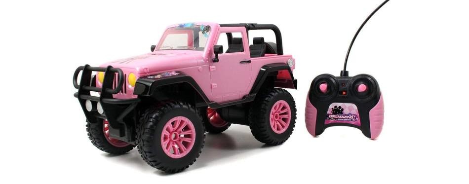 jada toys girlmazing big foot jeep r/c vehicle